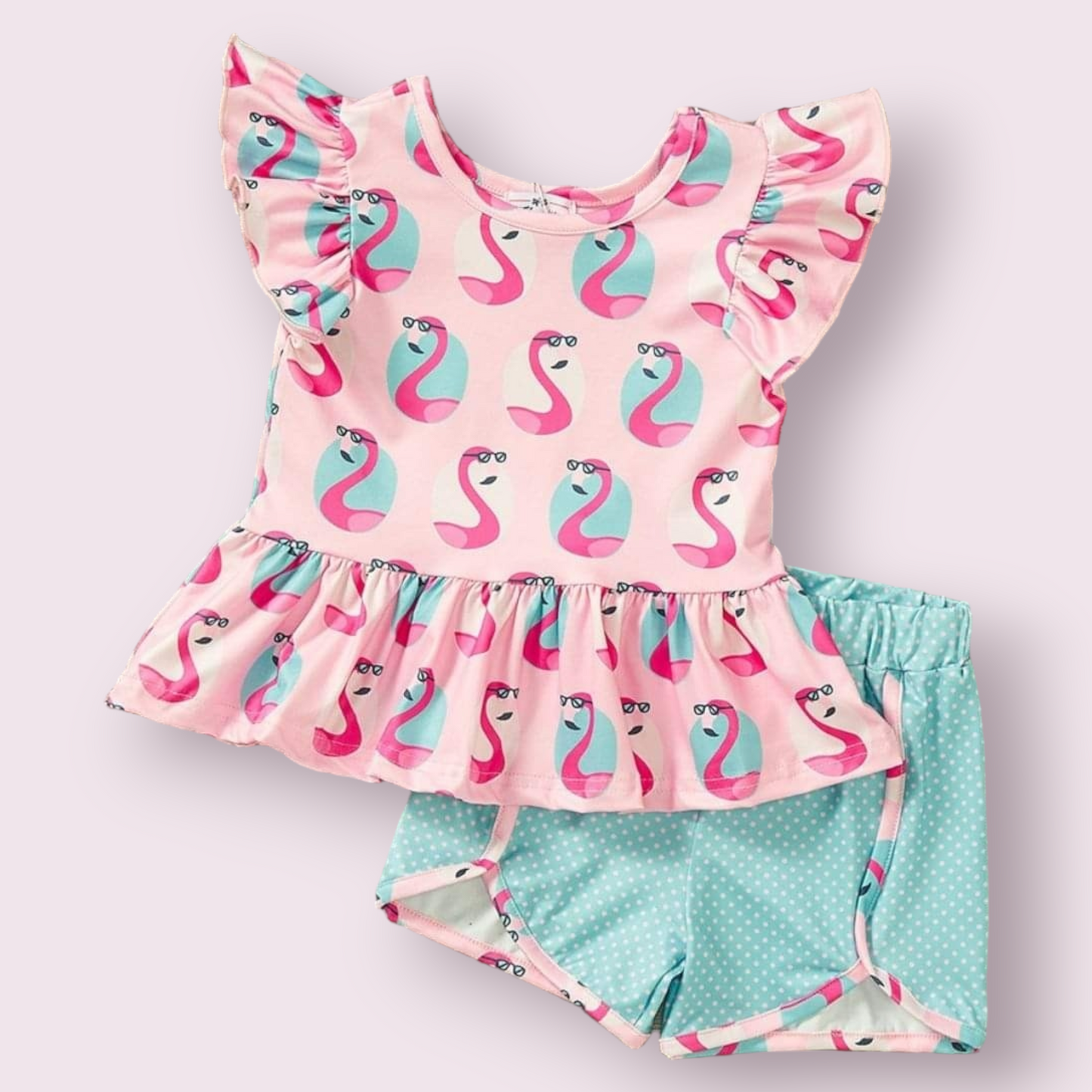 Cool Flamingo 2 Piece Set