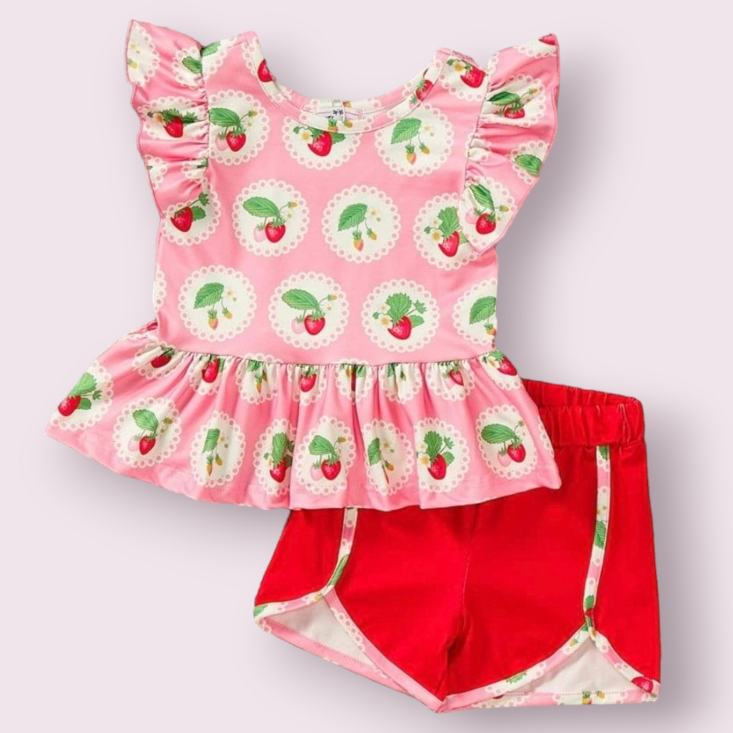 Summer Strawberry 2 Piece Set