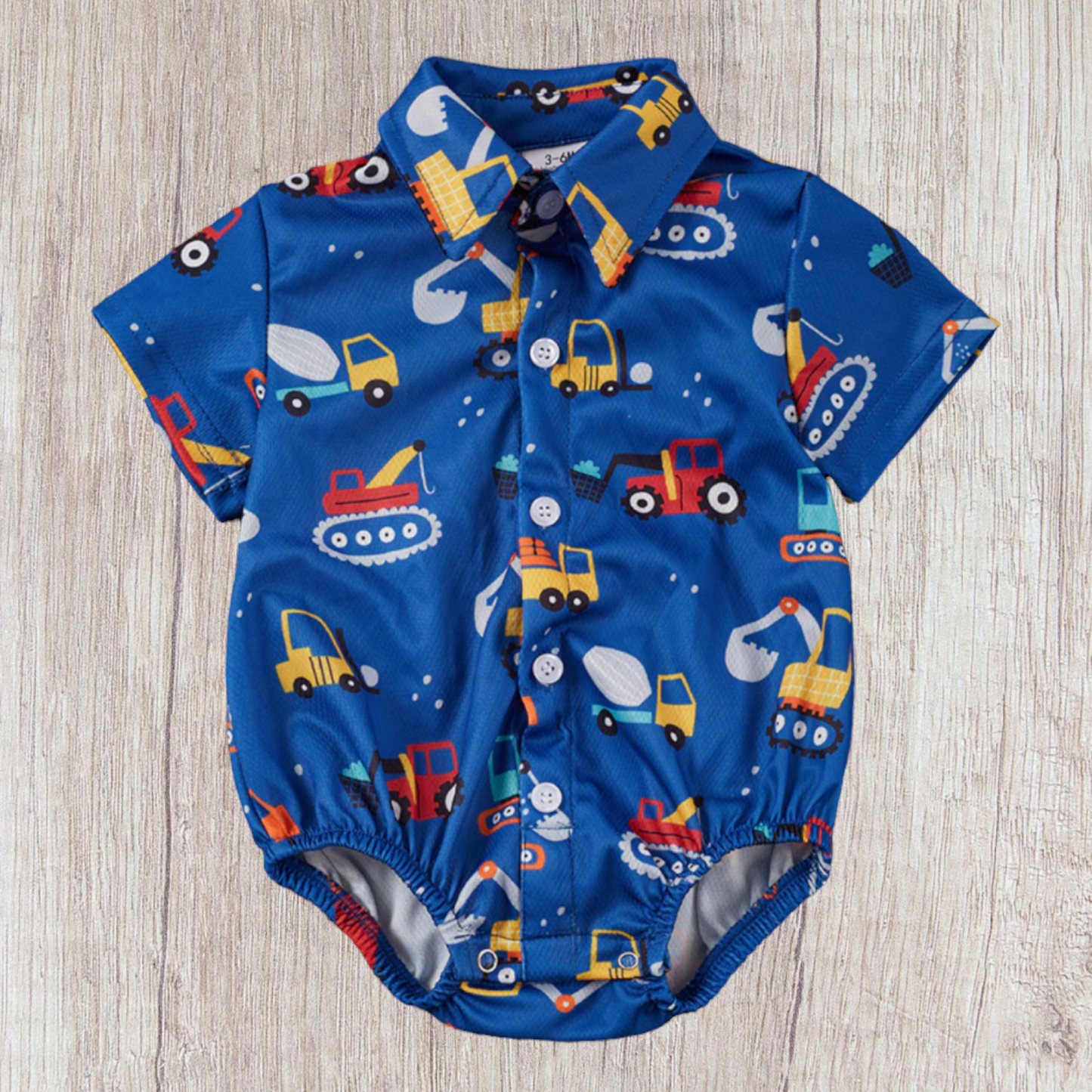 Baby Boy Collared Onesie