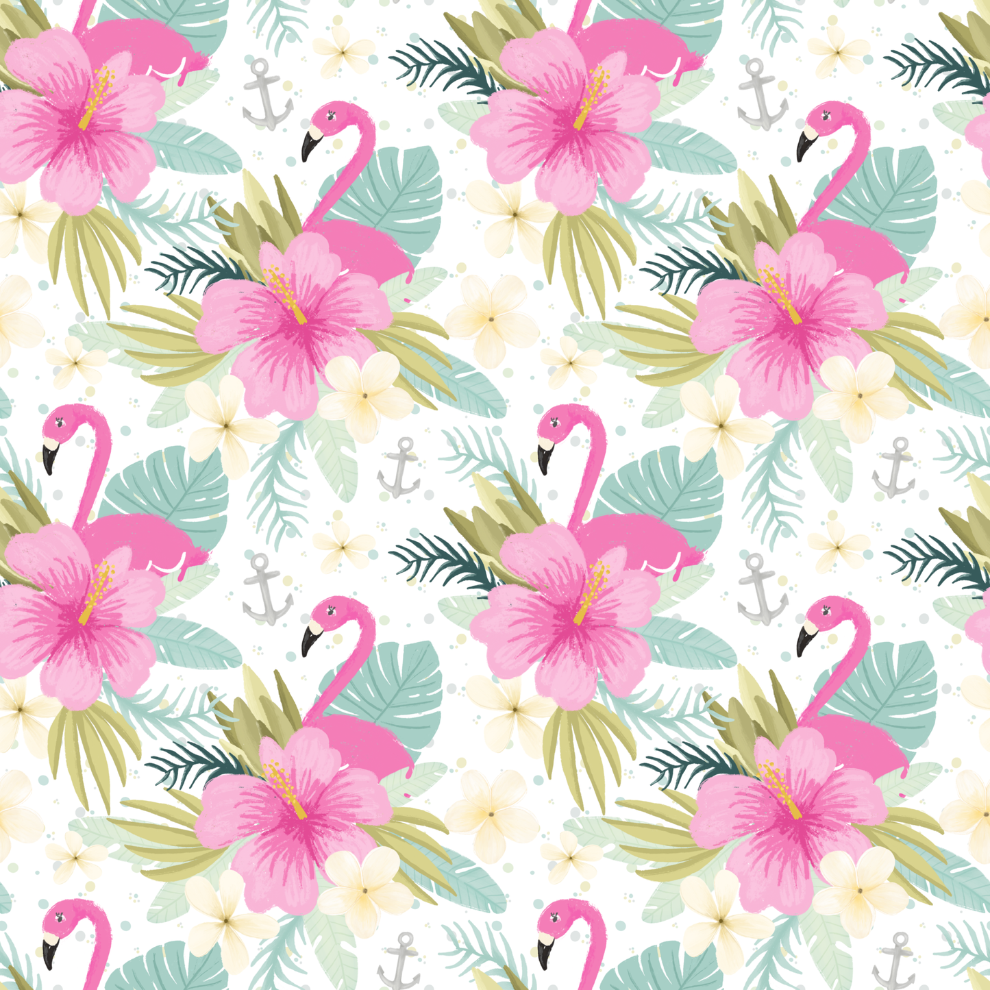 Pink Plumes & Blooms Romper