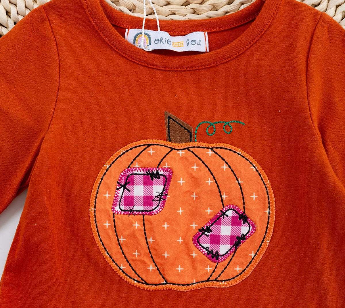 Pumpkin Picnic Ruffle Romper