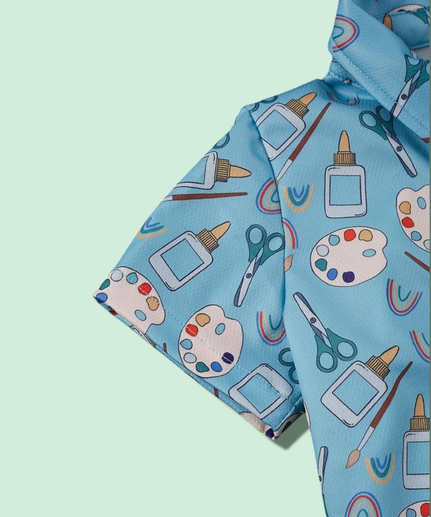 Boys Art Supplies Button Up