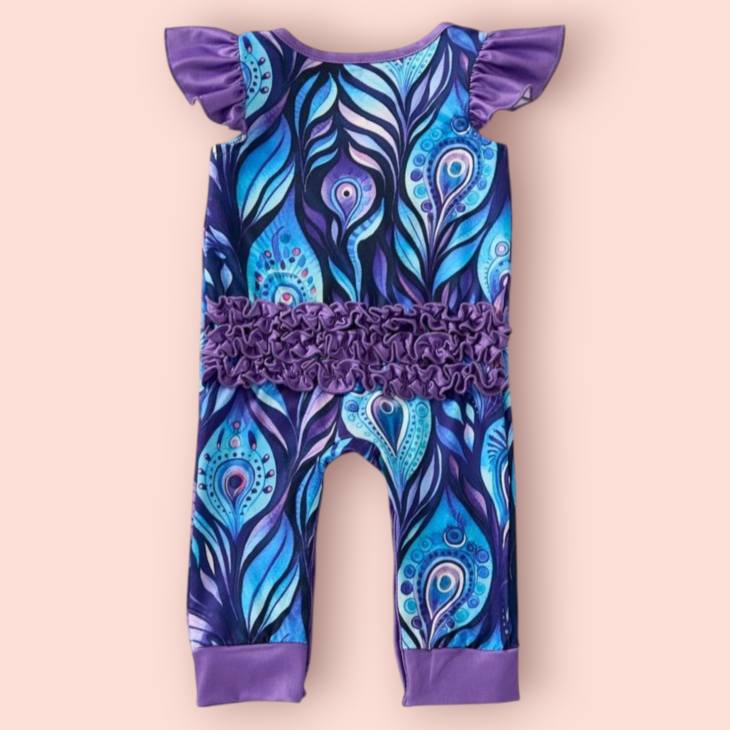 Majestic Plumes Romper