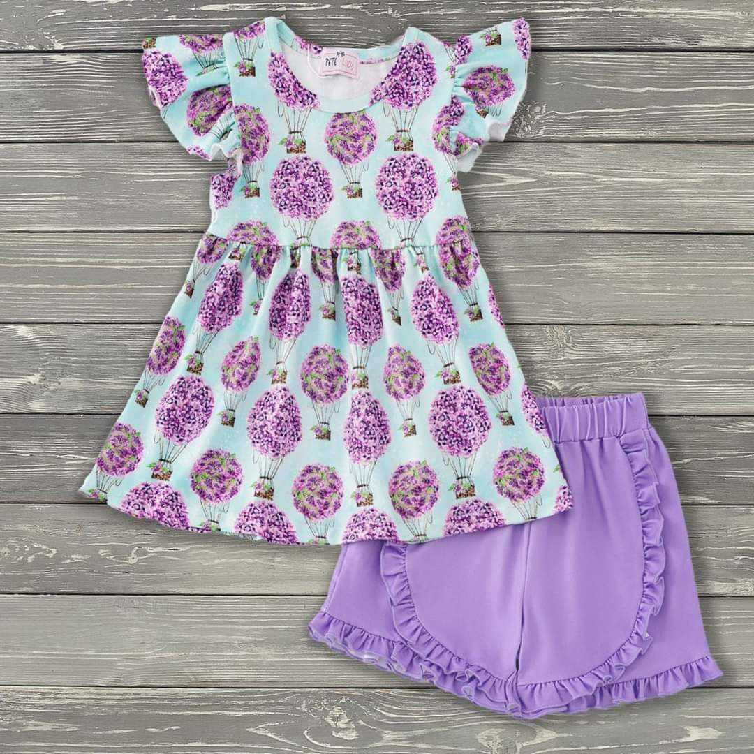 Amelia Floral Balloons 2 Piece Set