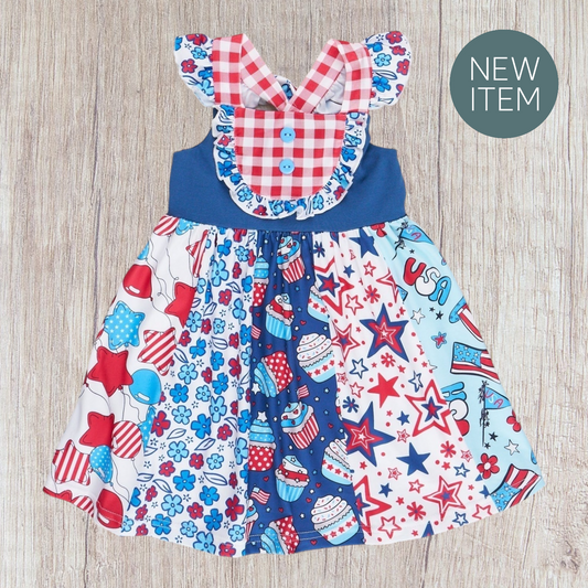 July 4th Red, White & Sweet Dress
