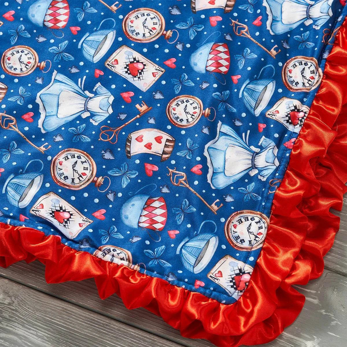 Minky Blanket - Alice in Wonderland