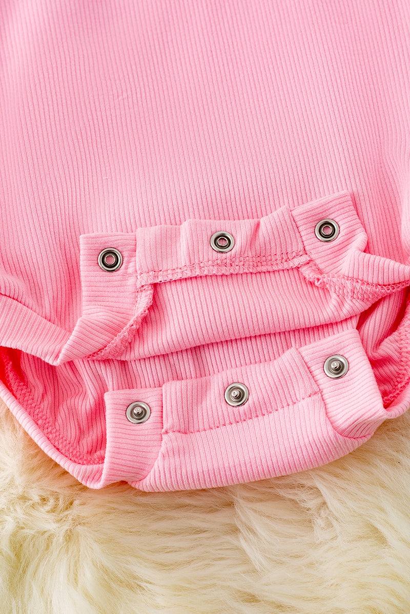 Pink Bell Sleeve Onesie