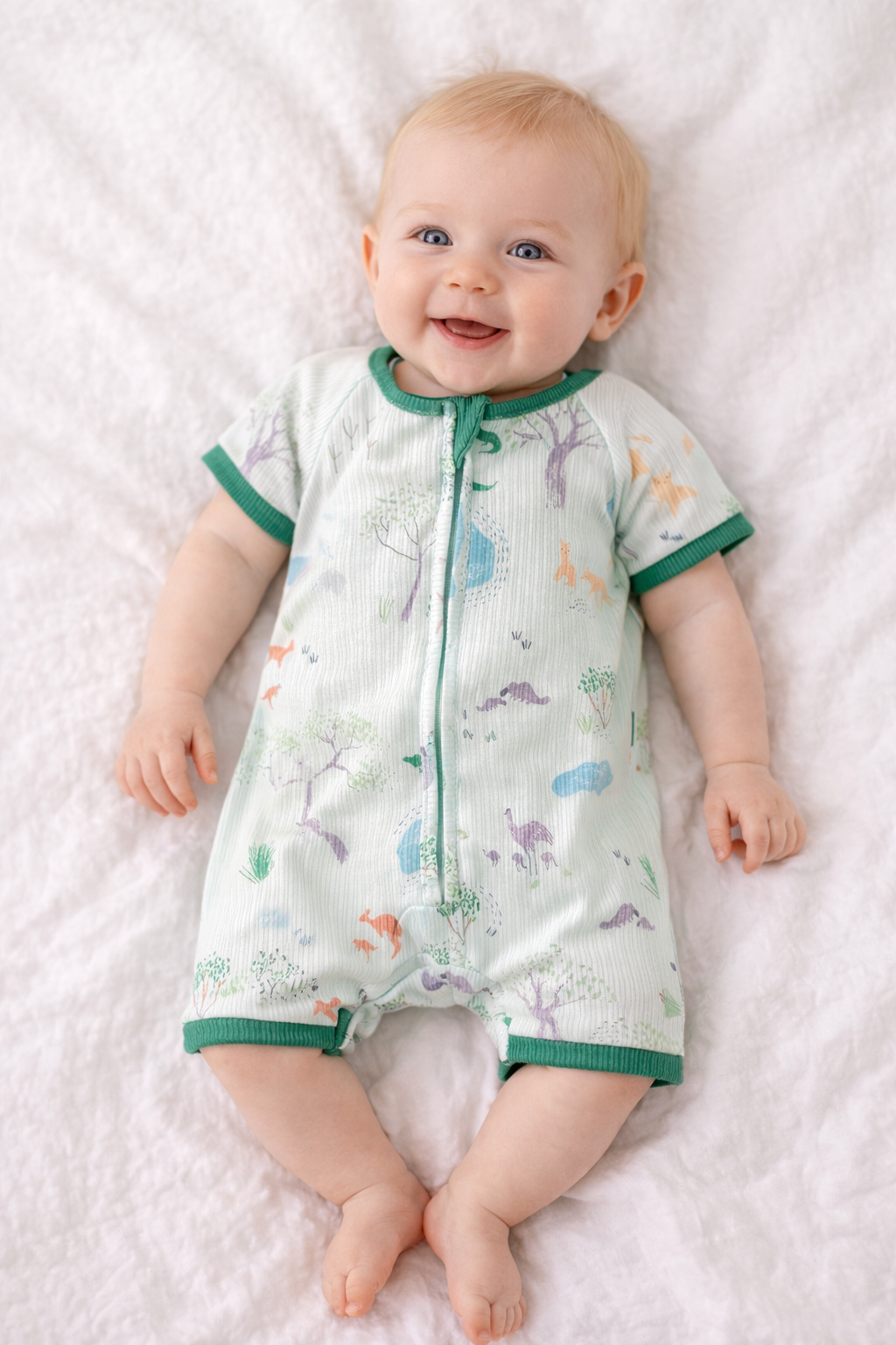 Adventure Animal Baby Romper
