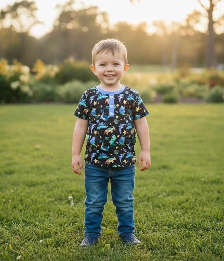 Space Dinos Boy Shirt