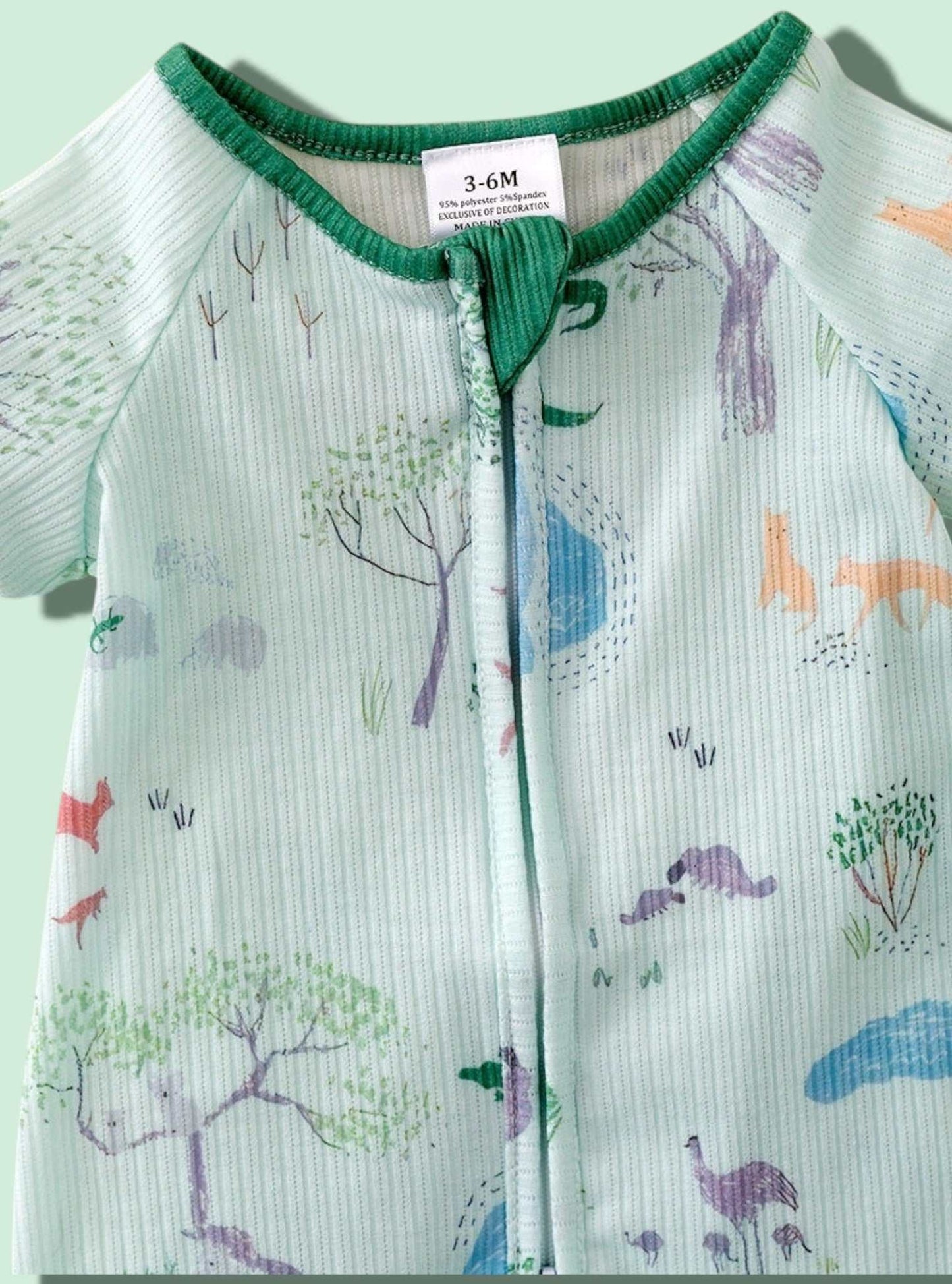 Adventure Animal Baby Romper