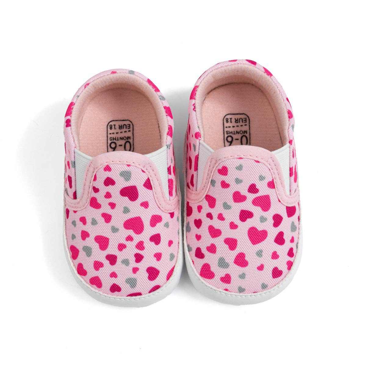Heart Slip On Baby Shoes