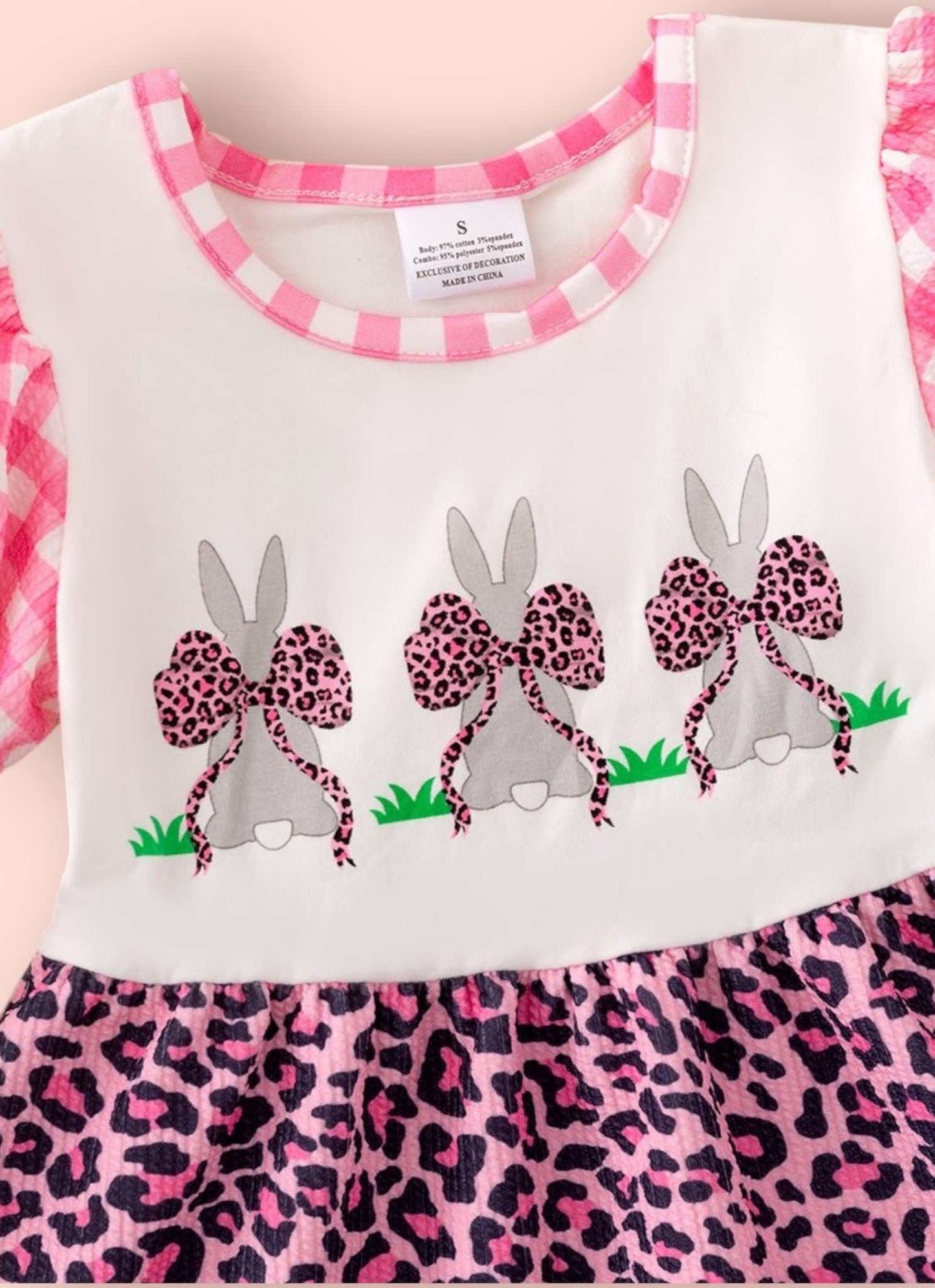 Cheetah Easter Bunny Dress