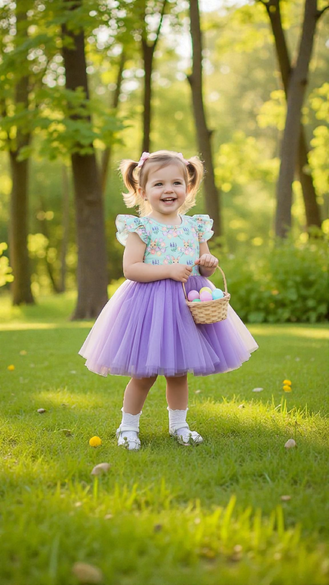 Bunny Bouquet Tulle Dress