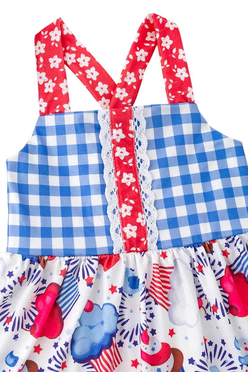 Cupcake Gingham Dress