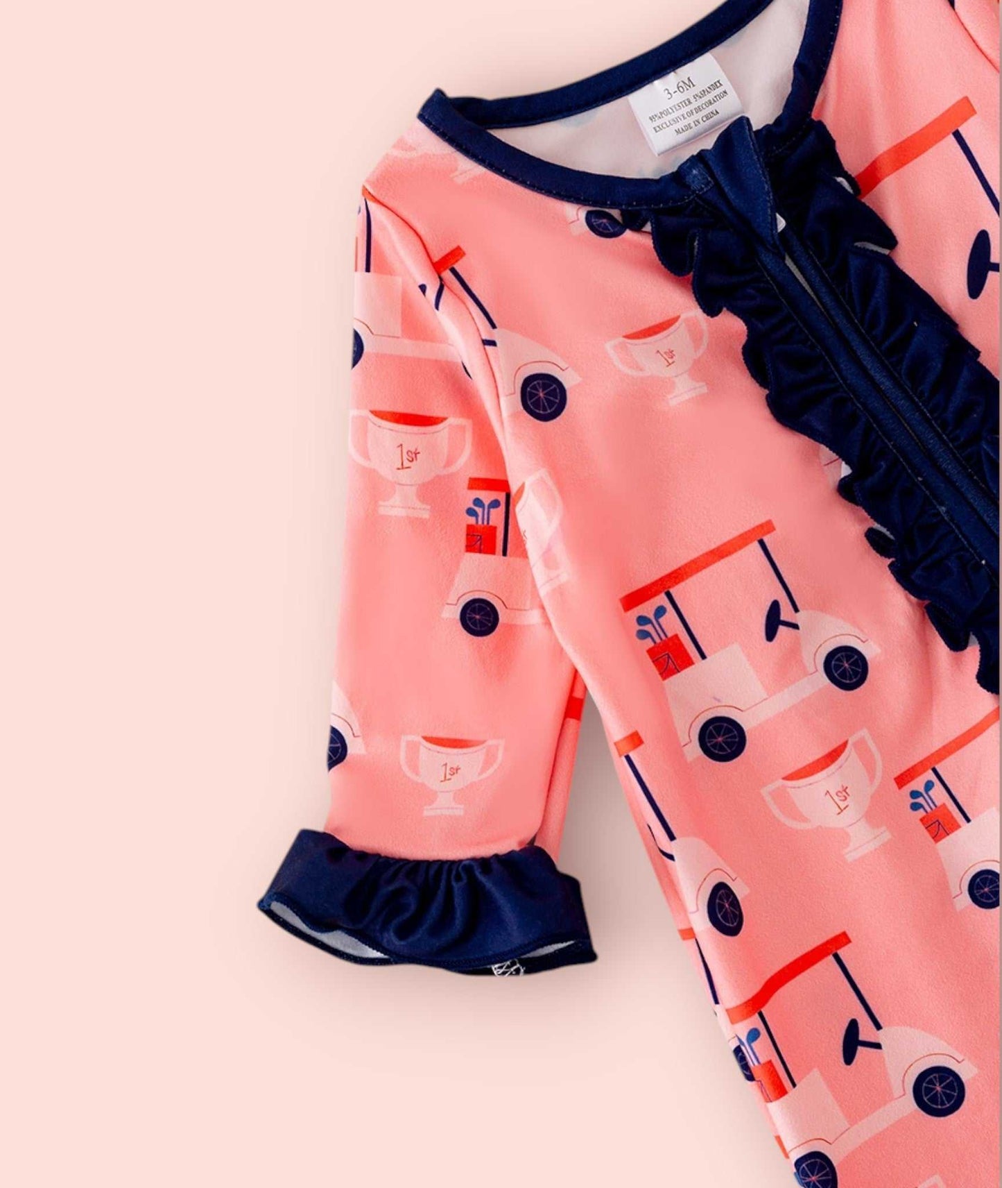 Pink Golf Romper