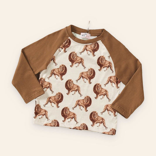 Safari Boy Top long sleeve raglan crew neck shirt in polyester spandex blend